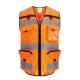 Chaleco de alta visibilidad rip stop Ref.TTYHVW108-HI VIS ORANGE MESH