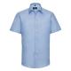 Camisa entallada de hombre de tejido oxford manga corta Ref.TTRU923M-OXFORD BLUE