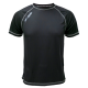 Camiseta de manga corta Leo Ref.RA20375-NEGRO