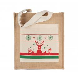 Bolsa sopper con motivos navideños