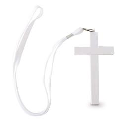 Boligrafo con lanyard cruz mr
