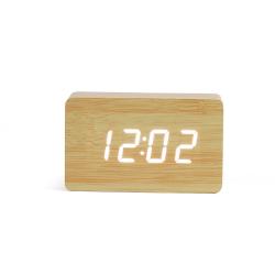 Reloj digital con aspecto de madera RV150