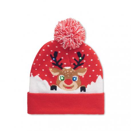 Gorro de punto navideño led Shimas light