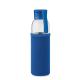 Botella vidrio reciclado 500 ml Ebor Ref.MDMO2089-AZUL ROYAL 