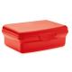 Fiambrera pp reciclado 800 ml Carmany Ref.MDMO6905-ROJO 