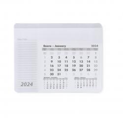 Alfombrilla ratón calendario mensual 2024 Rendux