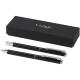 Set de regalo de bolígrafo y rollerball de aluminio reciclado Lucetto Ref.PF107838-NEGRO INTENSO 