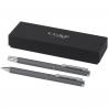 Set de regalo de bolígrafo y rollerball de aluminio reciclado lucetto (tinta negra) Lucetto (tinta negra)
