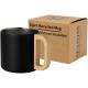 Taza de acero inoxidable reciclado con certificado RCS con aislamiento de cobre de 360 ml Bjorn Ref.PF100740-NEGRO INTENSO 