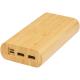 Batería externa de 20,000 mAh de bambú Tulda Ref.PF124324-NATURAL 