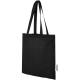 Bolsa tote de algodón reciclado GRS de 140 g/m2 de 7 L Madras Ref.PF120695-NEGRO INTENSO 