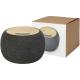 Altavoz de bambú/RPET bluetooth® y base de carga inalámbrica Ecofiber Ref.PF124318-NATURAL/GRIS 