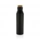 Botella al vacío acero inoxidable reciclado certificado RCS Ref.XDP43552-NEGRO 