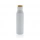 Botella al vacío acero inoxidable reciclado certificado RCS Ref.XDP43552-BLANCO 