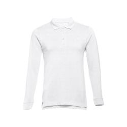 Polo de manga larga para hombre. Blanco Thc bern wh