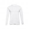 Polo de manga larga para hombre. Blanco Thc bern wh