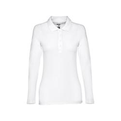 Polo de manga larga para mujer blanco Thc bern women wh