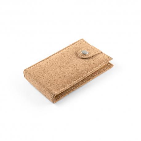 Conjunto de manicura em aço inoxidável numa bolsa de cortiça Zena