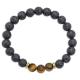 Pulsera piedra volcánica 