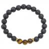 Pulsera piedra volcánica "ávalon"