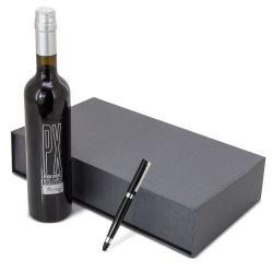 Estuche vino PX con bolígrafo Corinto