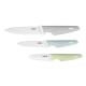 3 cuchillos cerámica MEC137 Ref.LIMEC137-GRIS 