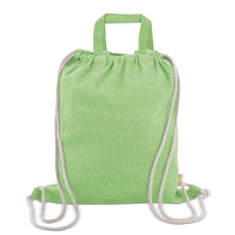Bolsa mochila de algodon reciclado