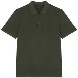 Polo ecorresponsable efecto lavado de punto jersey hombre