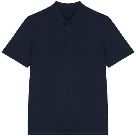 Polo ecorresponsable efecto lavado de punto jersey hombre