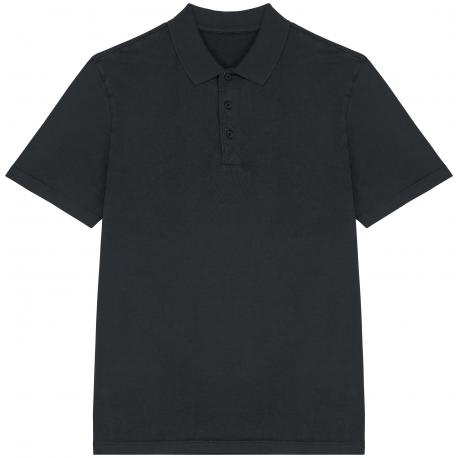 Polo ecorresponsable efecto lavado de punto jersey hombre