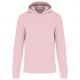 Sudadera capucha ecorresponsable hombre Ref.TTK4027-ROSA PALIDO
