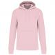 Sudadera capucha ecorresponsable hombre Ref.TTK4027-ROSA PALIDO