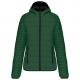 Chaqueta acolchada y ligera con capucha mujer Ref.TTK6111-BOSQUE VERDE