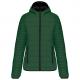 Chaqueta acolchada y ligera con capucha mujer Ref.TTK6111-BOSQUE VERDE