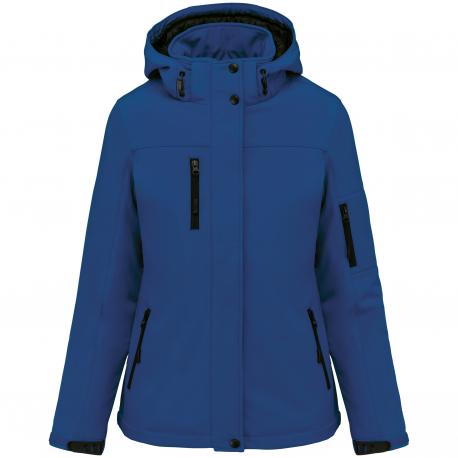 Parka softshell acolchada con capucha mujer