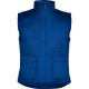 Chaleco laboral multibolsillos con cuello alto ALMANZOR Ref.RCC5067-ROYAL