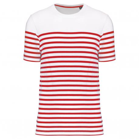 Camiseta marinera de algodón orgánico para hombre