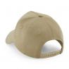 Gorra de 5 paneles con parche extraíble