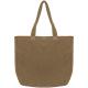 Bolsa ecorresponsable efecto lavado de pana Ref.TTNS133-WASHED DARK CAMEL 