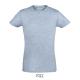 Camiseta de algodón Regent fit 150g/m2 Ref.MDS00553-AZUL
