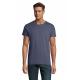 Camiseta de algodón de hombre Pioneer 175g/m2 Ref.MDS03565-DENIM BLUE