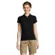 Polo mujer-210g People Ref.MDS11310-NEGRO/ NEGRO OPACO