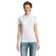 Polo mujer-210g People Ref.MDS11310-BLANCO