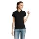 Polo mujer-170g Passion Ref.MDS11338-NEGRO/ NEGRO OPACO