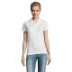 Perfect-Polo mujer-180g Perfect women Ref.MDS11347-BLANCO