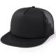 Gorra snapback plana 5 paneles Yobs Ref.5360-NEGRO 