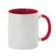 Taza de cerámica para sublimación de 350ml Harnet Ref.3894-ROJO 