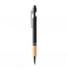 El bolígrafo de metal con empuñadura de bambú combina la elegancia del metal con la calidez y la belleza natural del bambú DEKEL