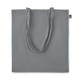 Bolsa personalizada de algodón orgánico Zimde colour 140g/m2 Ref.MDMO6189-GRIS 