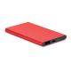 Power bank tipo c de 4000 mah Powerflat c Ref.MDMO6825-ROJO 